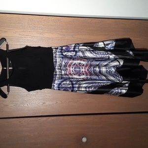 Ronni Nicole womens gorgeous handkerchief dress with satiny boho design …